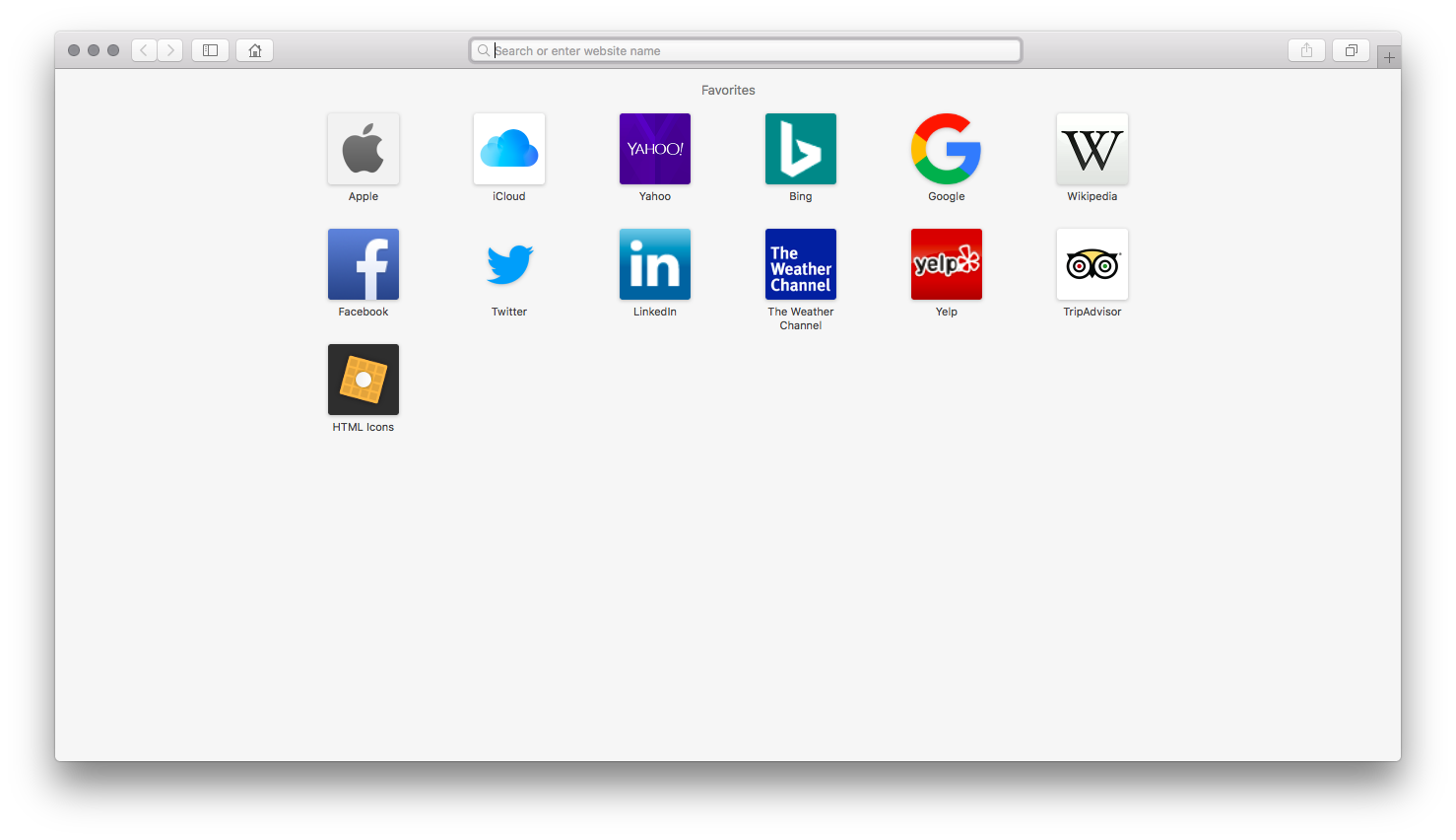Bookmark icon on Mac